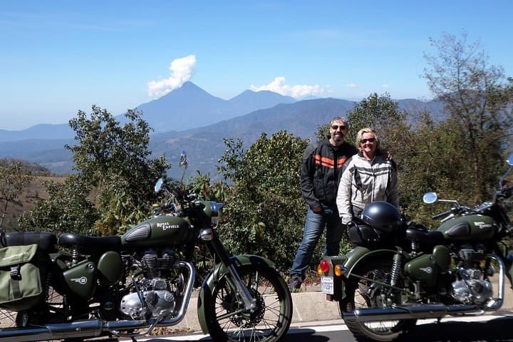Half-Day Acatenango & Fuego Volcano Loop on a Royal Enfield photo 2