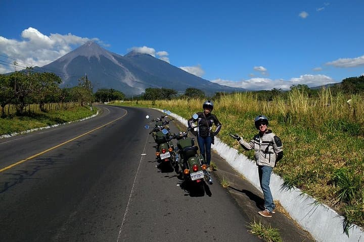 Half-Day Acatenango & Fuego Volcano Loop on a Royal Enfield photo 6