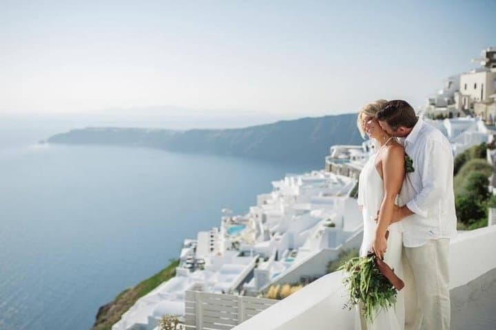 Private Santorini Photo Session: Capture Caldera Sunsets & Iconic Blue Domes photo 3