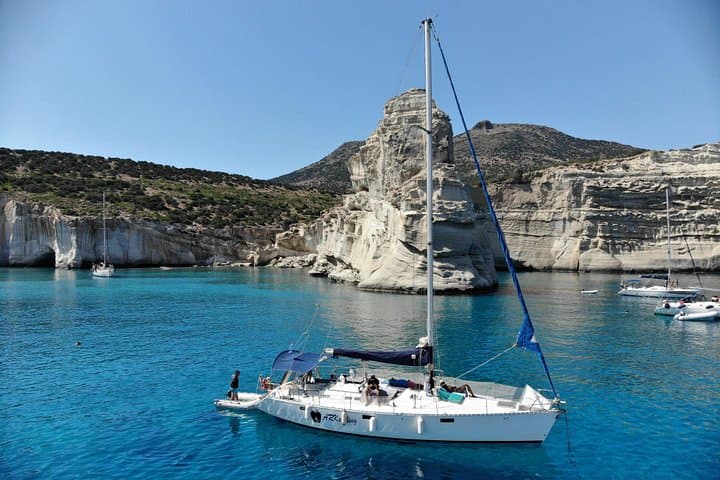Sail Milos to Kleftiko: Full-Day Caves, Snorkel & Onboard Greek Lunch photo 1