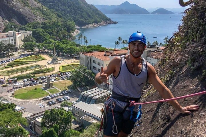 Beginner Rock Climbing on Morro da Babilônia — Rio de Janeiro Instructional Lesson photo 4