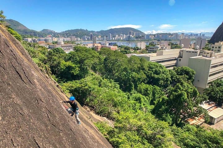 Beginner Rock Climbing on Morro da Babilônia — Rio de Janeiro Instructional Lesson photo 5