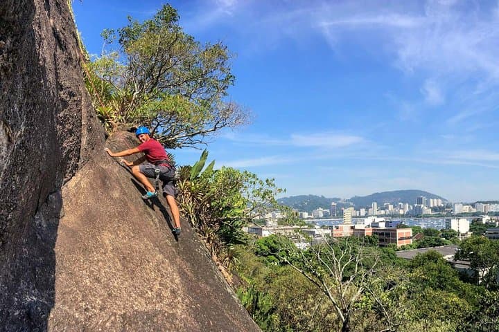 Beginner Rock Climbing on Morro da Babilônia — Rio de Janeiro Instructional Lesson photo 2