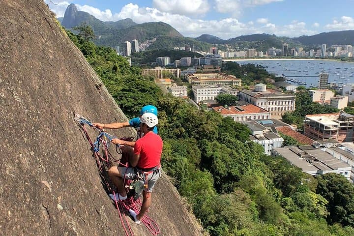 Beginner Rock Climbing on Morro da Babilônia — Rio de Janeiro Instructional Lesson photo 3