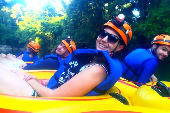 Private Cave Tubing and Zip Line Adventure from Belize City — Day Trip