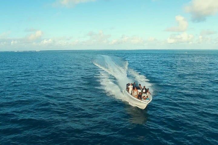 Ile aux Cerf Speedboat Adventure: Parasailing, Undersea Walk & Tube Ride with Lunch photo 1