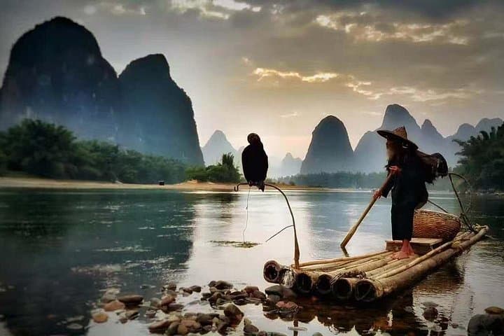 Xingping Li River Sunset Photography Tour with Traditional Fishermen photo 1