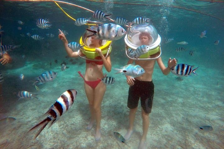 Ile aux Cerfs Full-Day Speedboat Adventure: Undersea Walk, Lagoon Swim & GRSE Waterfall