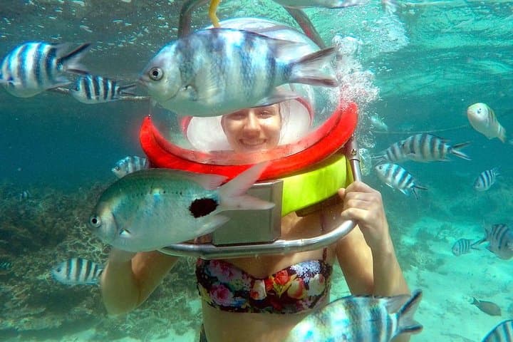 Ile aux Cerfs Full-Day Speedboat Adventure: Undersea Walk, Lagoon Swim & GRSE Waterfall photo 3