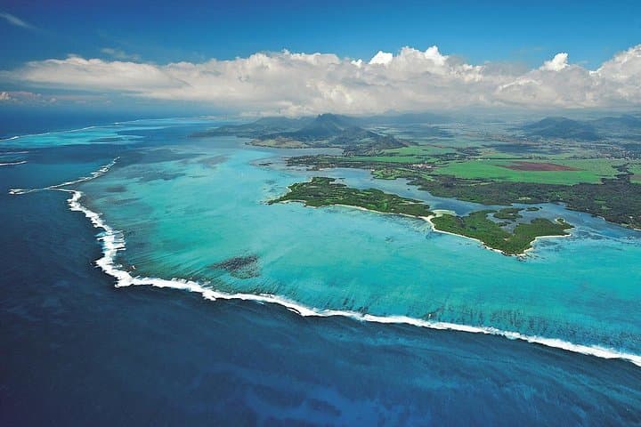 Ile aux Cerfs Speedboat & Parasailing Day Trip with BBQ Lunch and Grand River Waterfall photo 3