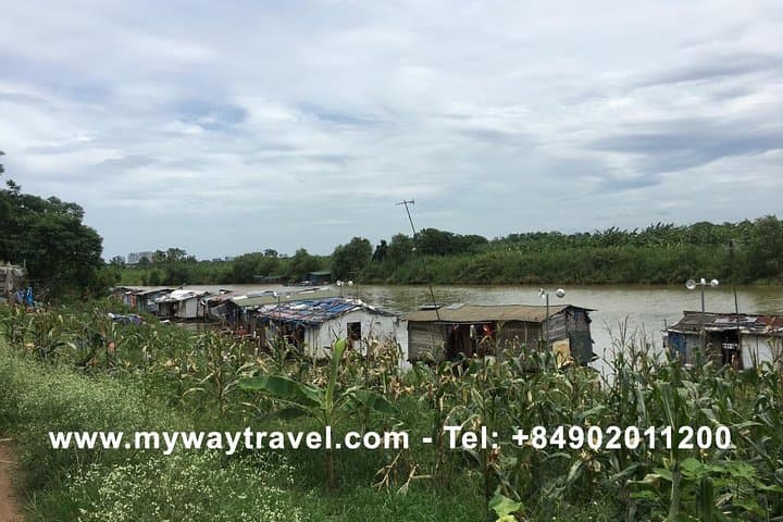Red River Boat-Slum Visit under Long Bien Bridge — Hanoi Community Tour photo 2
