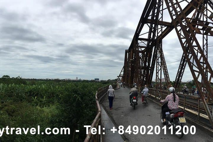 Red River Boat-Slum Visit under Long Bien Bridge — Hanoi Community Tour photo 3