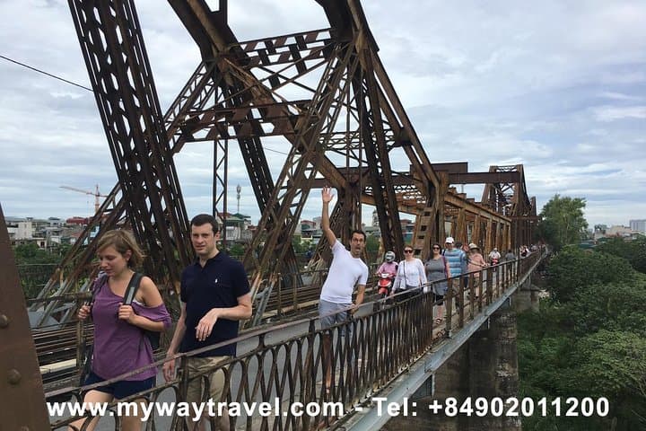 Red River Boat-Slum Visit under Long Bien Bridge — Hanoi Community Tour photo 4