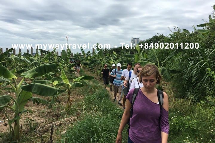 Red River Boat-Slum Visit under Long Bien Bridge — Hanoi Community Tour photo 6