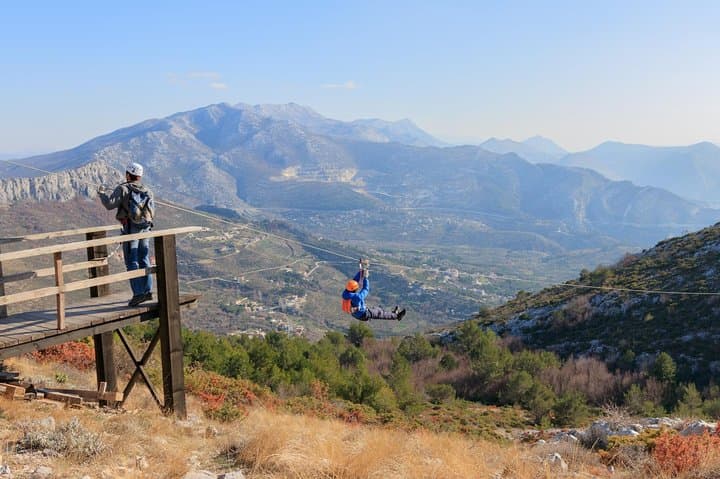 Split Zipline Adventure: 6-Line Zip Over Kozjak with Adriatic Views