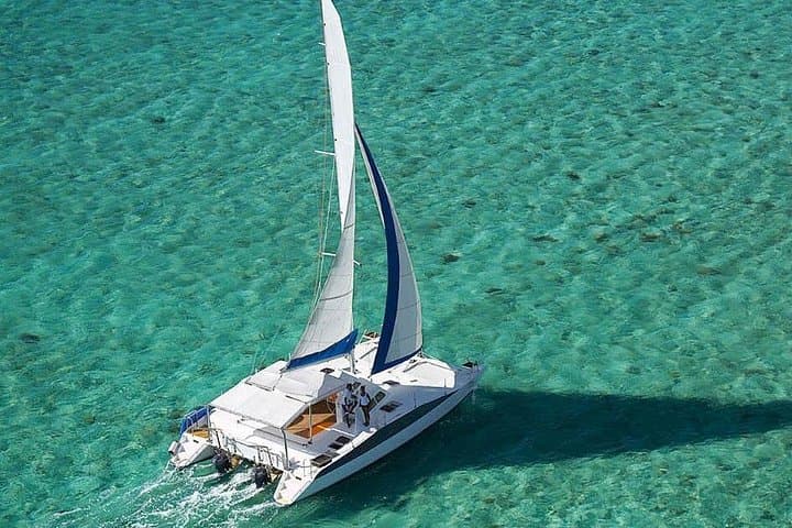 Ile aux Cerfs Catamaran: Full-Day Snorkel, Tube Rides & Grand River Waterfall photo 1