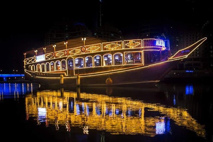 Dubai Marina Dhow Dinner Cruise: Skyline Views, Live Entertainment & Buffet photo 2