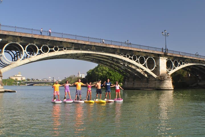 Guadalquivir Paddleboard Tour in Seville: Stand-Up SUP Under Triana Bridge photo 3