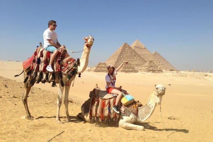 Morning Camel Market & Giza Pyramids Private Tour — Camel Ride at the Great Pyramids photo 3