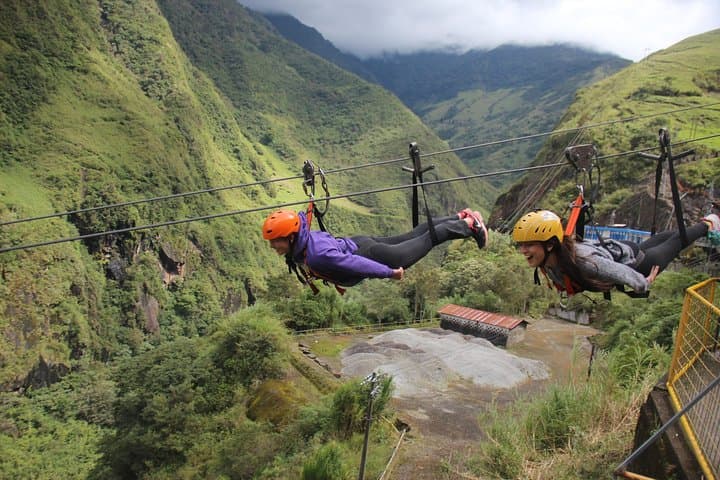 Soar Above El Manto del Novia Waterfall: A Thrilling Zipline Adventure in Baños photo 6