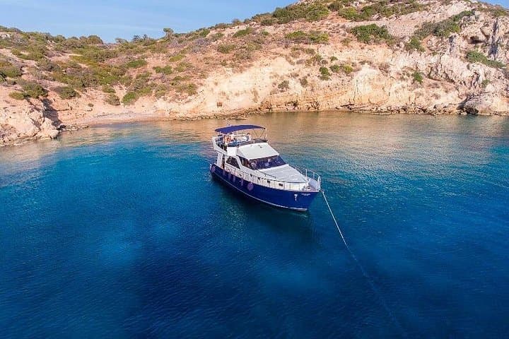 Private Yacht Cruise from Athens to Aegina & Moni: Day Trip in the Saronic Gulf photo 1