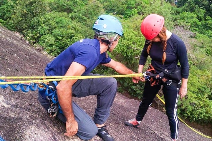Beginner Rock Climbing on Morro da Babilônia — Rio de Janeiro Instructional Lesson photo 6