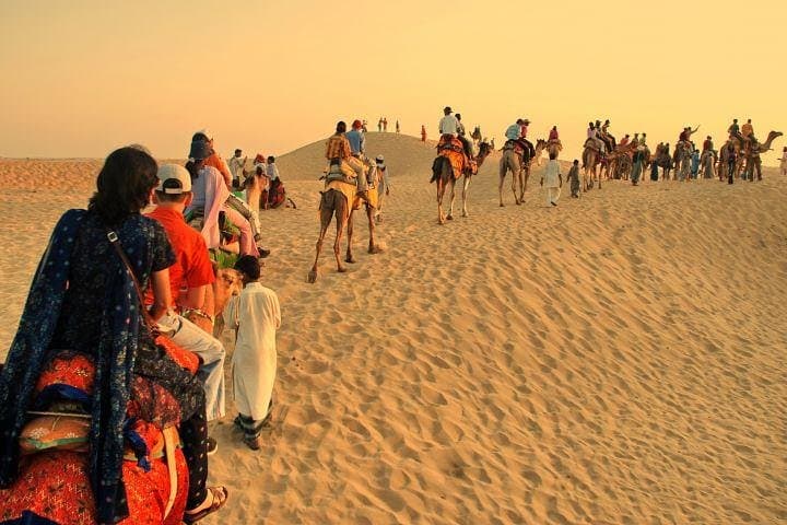 Khuri Desert Safari and Kalbeliya Folk Dance — Jaisalmer Sunset Camel Ride