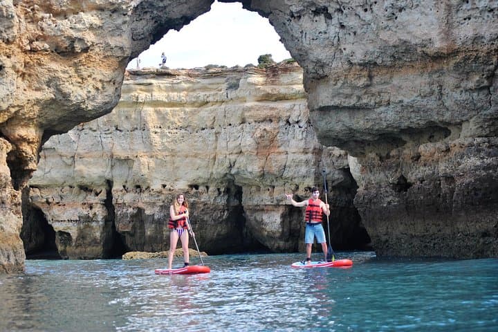 Albufeira Cave SUP Tour: Paddle Through Algarve Sea Caves photo 5