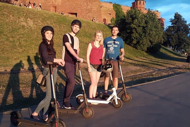 Explore Krakow by E-Scooter: 4-Hour City Rental Along the Vistula