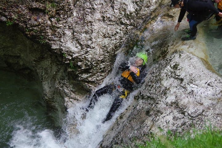 Canyoning Susec Canyon: Slide and Jump the Crystal Creeks Near Bovec photo 3