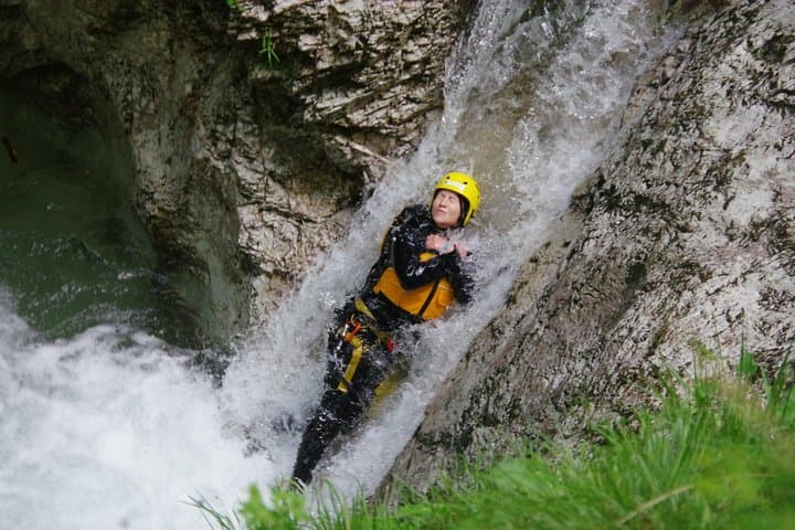 Canyoning Susec Canyon: Slide and Jump the Crystal Creeks Near Bovec photo 4