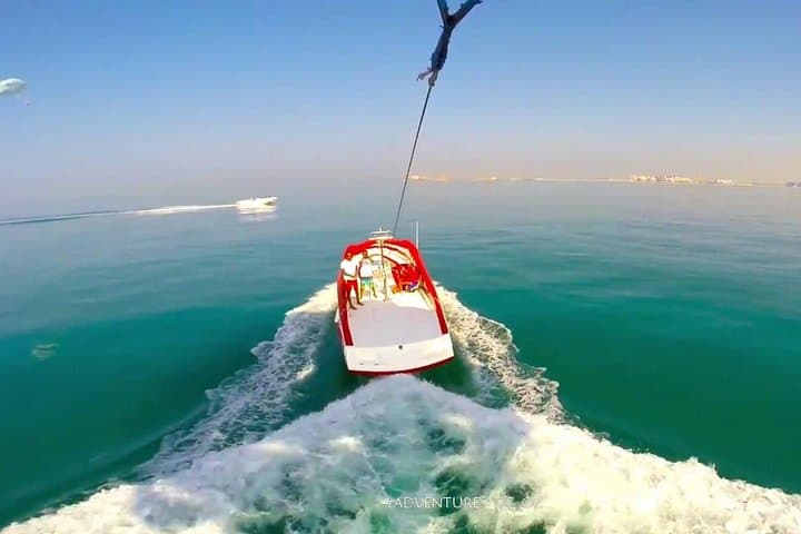 Soar Above Dubai Marina: Parasailing with Private Transfers photo 3
