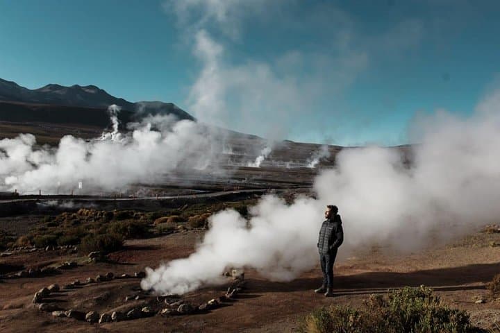 Sunrise at Tatio Geysers: High-Altitude Geothermal Wonder near San Pedro de Atacama photo 2