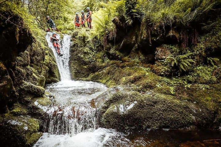 Edinburgh Canyoning Day Trip — Gorges, Jumps & Waterfall Abseils