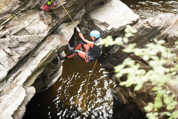 Edinburgh Canyoning Day Trip — Gorges, Jumps & Waterfall Abseils photo 3