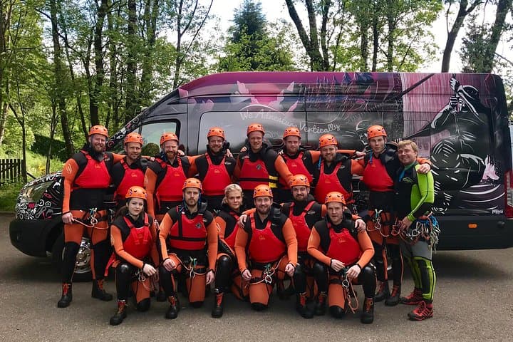 Edinburgh Canyoning Day Trip — Gorges, Jumps & Waterfall Abseils photo 4