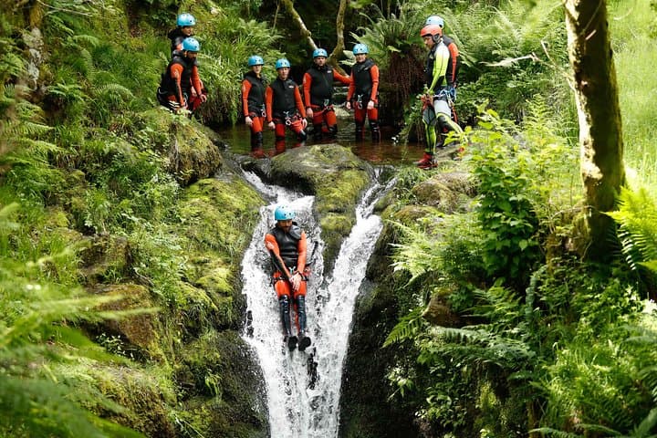 Edinburgh Canyoning Day Trip — Gorges, Jumps & Waterfall Abseils photo 5