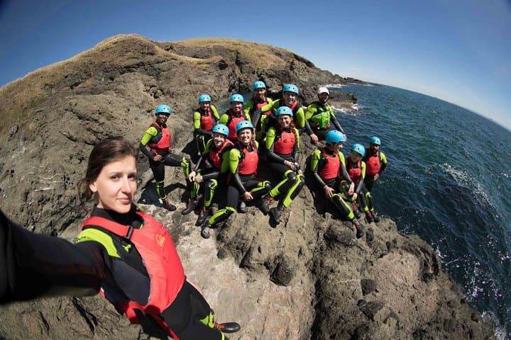 Coasteering Day Trips from Edinburgh: Cliff Jumps, Sea Caves & Coastal Scrambling photo 6