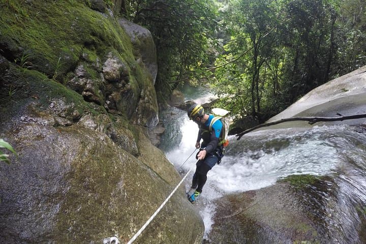 Canyoning El Chispero: Guided Canyoneering with Waterfalls, Jumps & Rappels near Bogotá photo 1