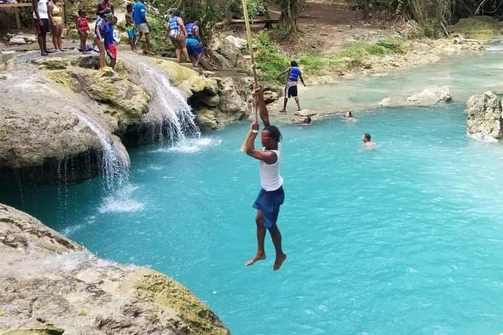 Blue Hole Adventure from Ocho Rios: Secret Falls, Cliff Jumps & Caves photo 5