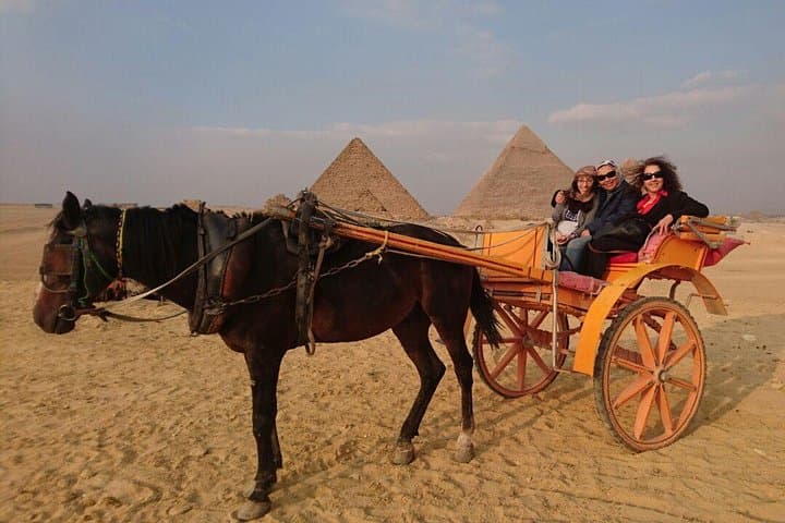 Saqqara and Giza Pyramids Day Tour: Step Pyramid, Sphinx & Camel Rides photo 2