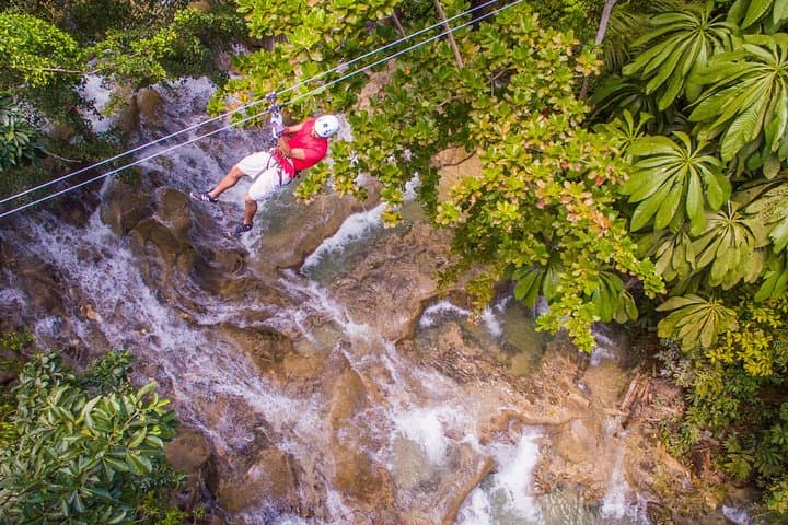 Zipline Over Dunn's River Falls: Falls Flyer Adventure from Montego Bay photo 3
