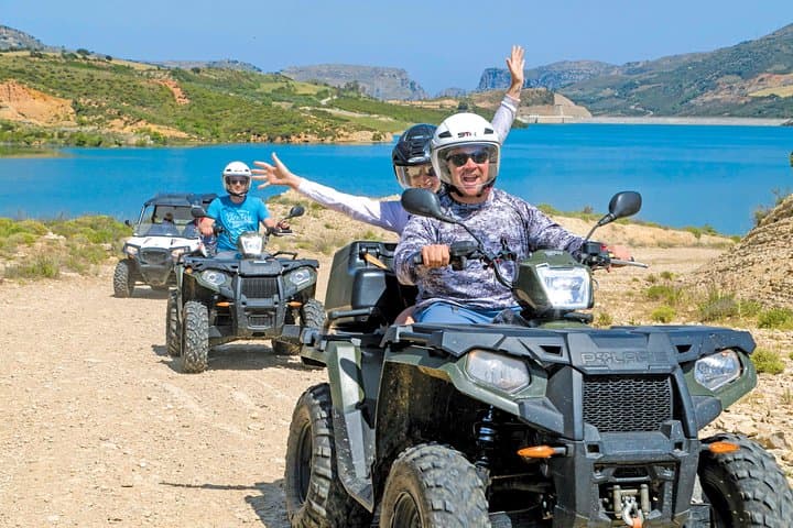 Half-Day Rethymno Quad Safari — Gorges, Villages & Potami Lake