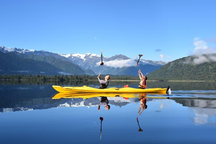 Paddle Lake Mapourika: Small-Group Kayak Adventure from Franz Josef Glacier photo 4