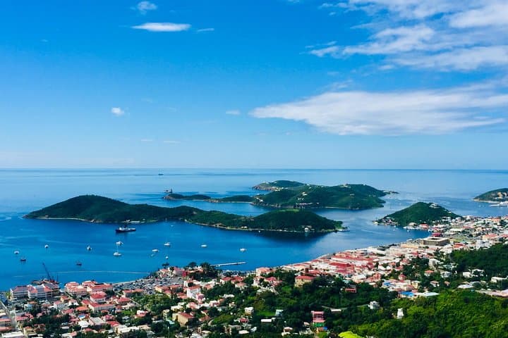 St. Thomas Sightseeing and Swimming Excursion — Mountain Lookouts and Caribbean Swim Stops