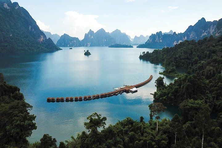 Overnight on Cheow Lan Lake — Rafthouse Stay in Khao Sok National Park