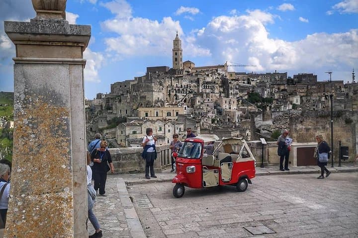 Ape Calessino Panoramic Tour of Matera's Sassi