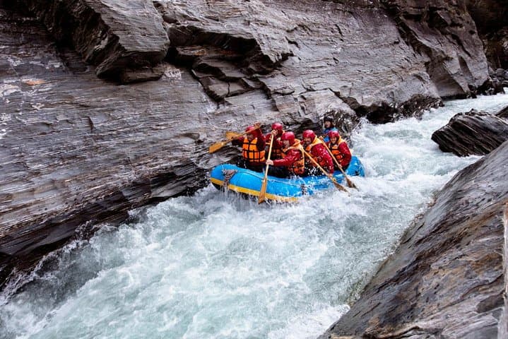 Queenstown Shotover River Whitewater Rafting — Oxenbridge Tunnel & Cascade Rapids