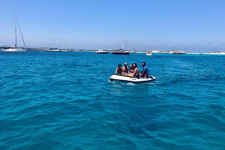 Formentera Private Boat Day: White Sand, Snorkel Stops & SUP photo 4