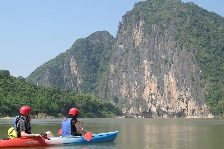 Kayaking to Pak Ou Caves: Full & Half-Day Mekong Adventure from Luang Prabang photo 1
